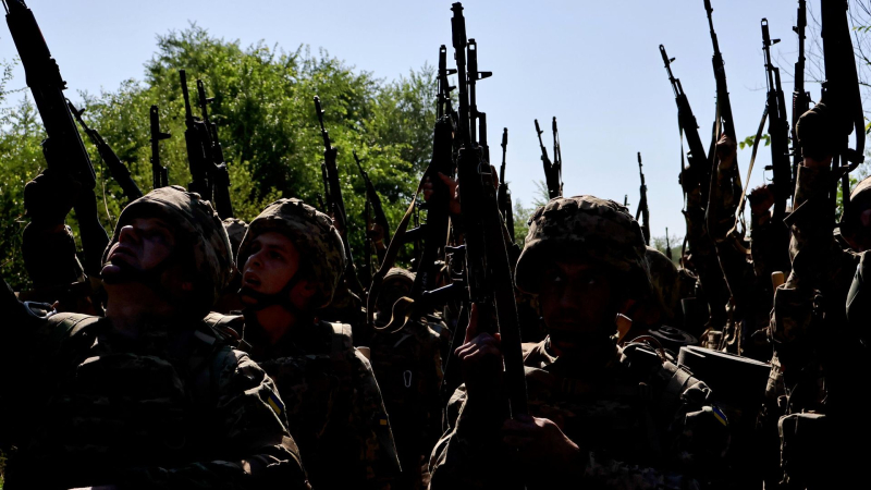 Украинские военнослужащие