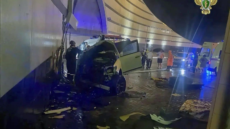 Последствия ДТП в Сочи