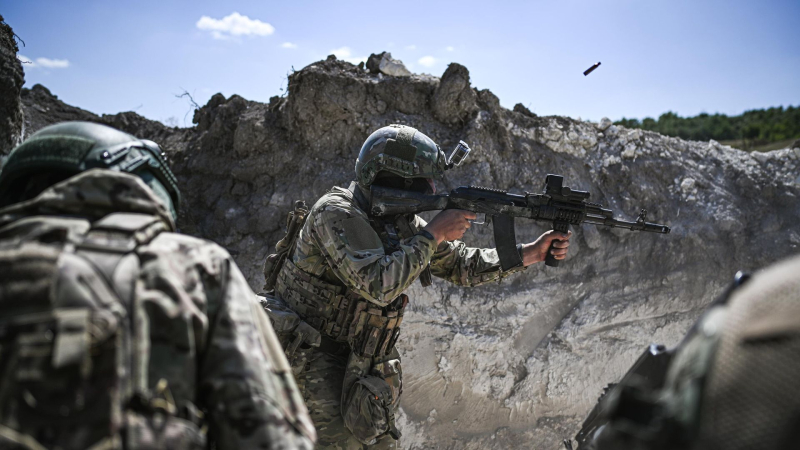 Военнослужащие в зоне СВО
