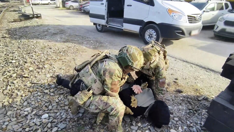 Задержание агента СБУ, планировавшего подрыв поезда в Новороссийске