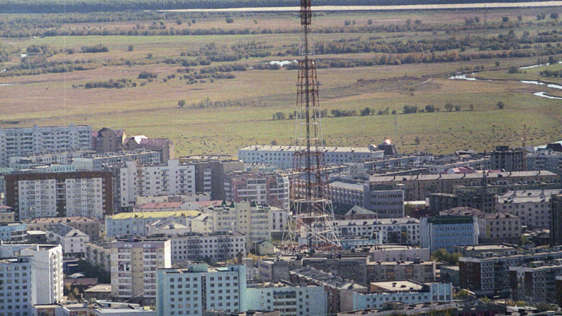 Вид на город Якутск
