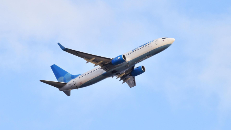 Самолет Boeing 737-800 авиакомпании Победа