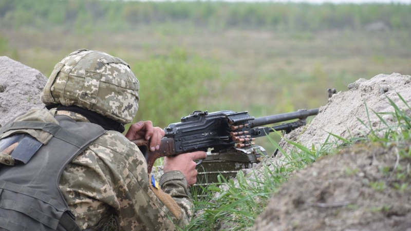 Украинский военнослужащий
