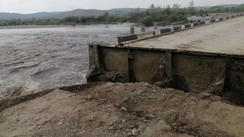 Последствия обильных осадков в Бурятии