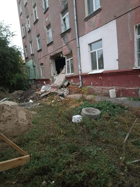 Последствия обрушения дома в Саратове. 18 октября 2025