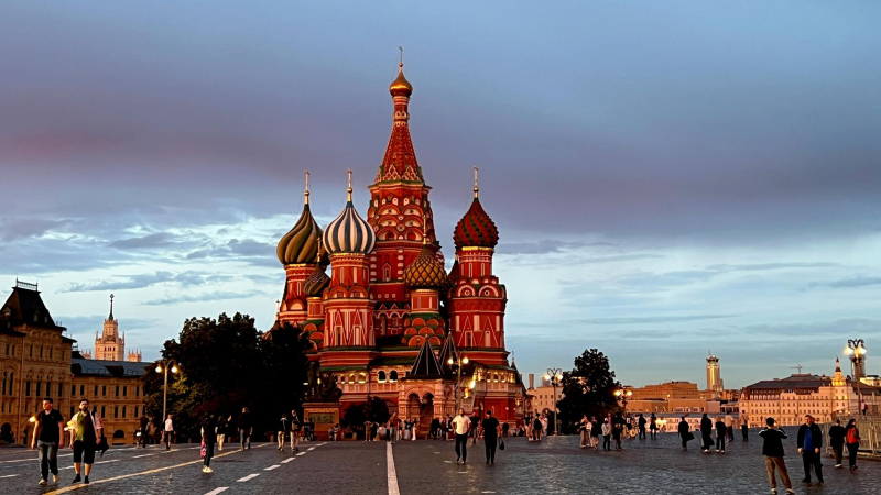 Храм Василия Блаженного на Красной площади в Москве