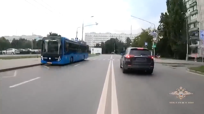 Погоня за автомобилем без номеров на юге Москвы