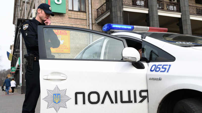 Сотрудник Украинской полиции
