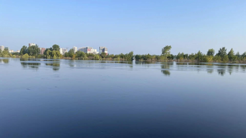 Паводок на реке Туре в Тюменской области