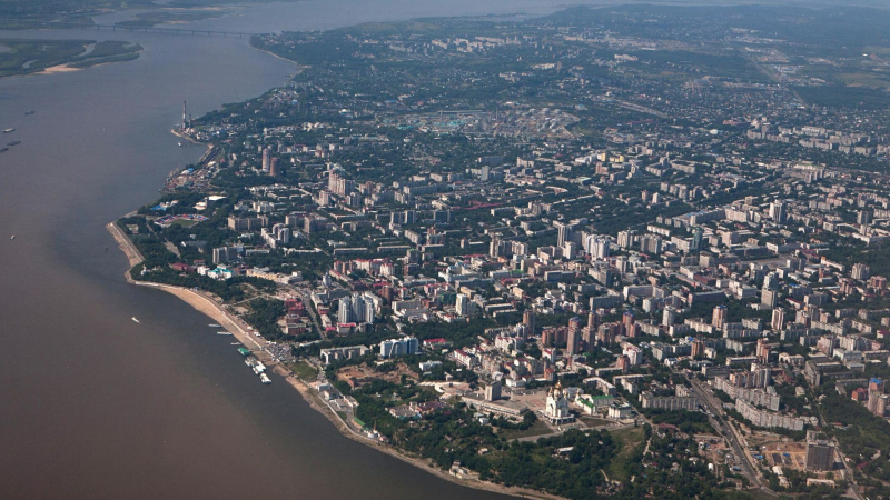 Вид на Хабаровск