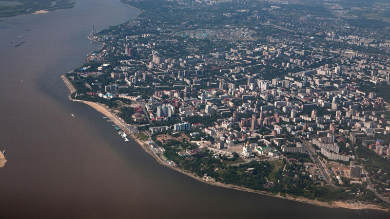 Вид на Хабаровск