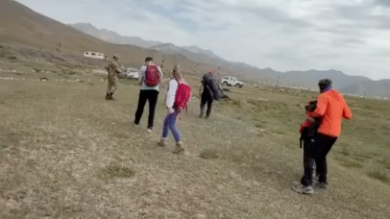 Поиск пропавших альпинистов возле пика Курумды