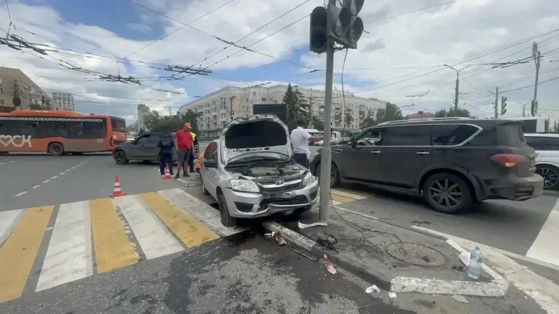 ДТП в Омске, в котором пострадали семь пешеходов