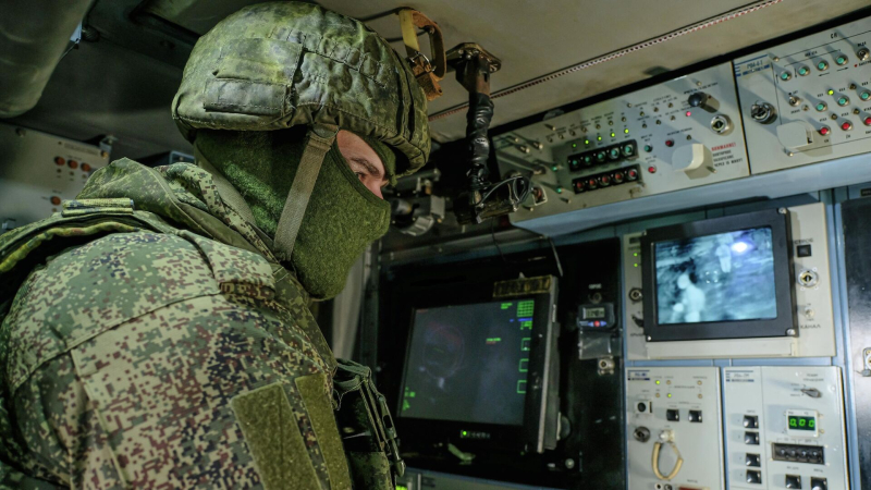 Боевая работа расчета ЗРК Тор-М2