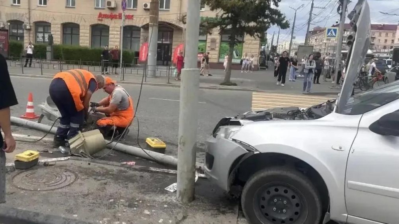ДТП в Омске, в котором пострадали семь пешеходов
