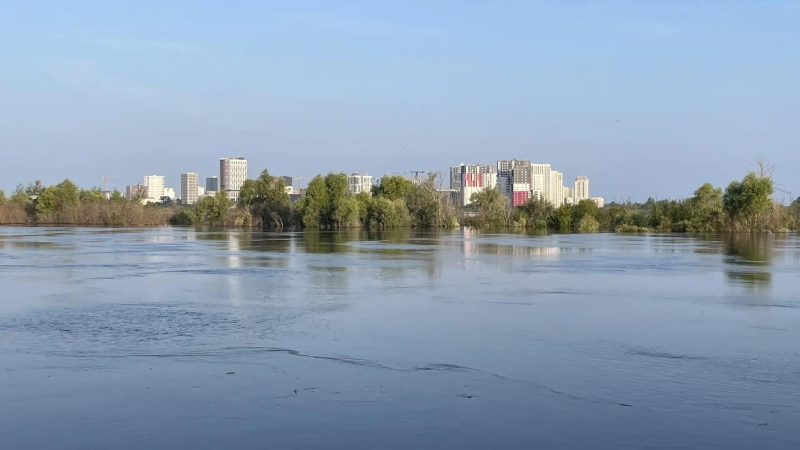 Паводок на реке Туре в Тюменской области