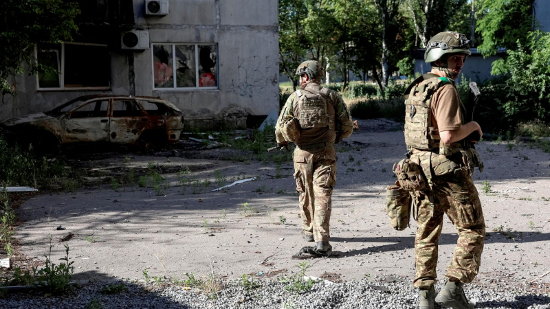 Украинские военные